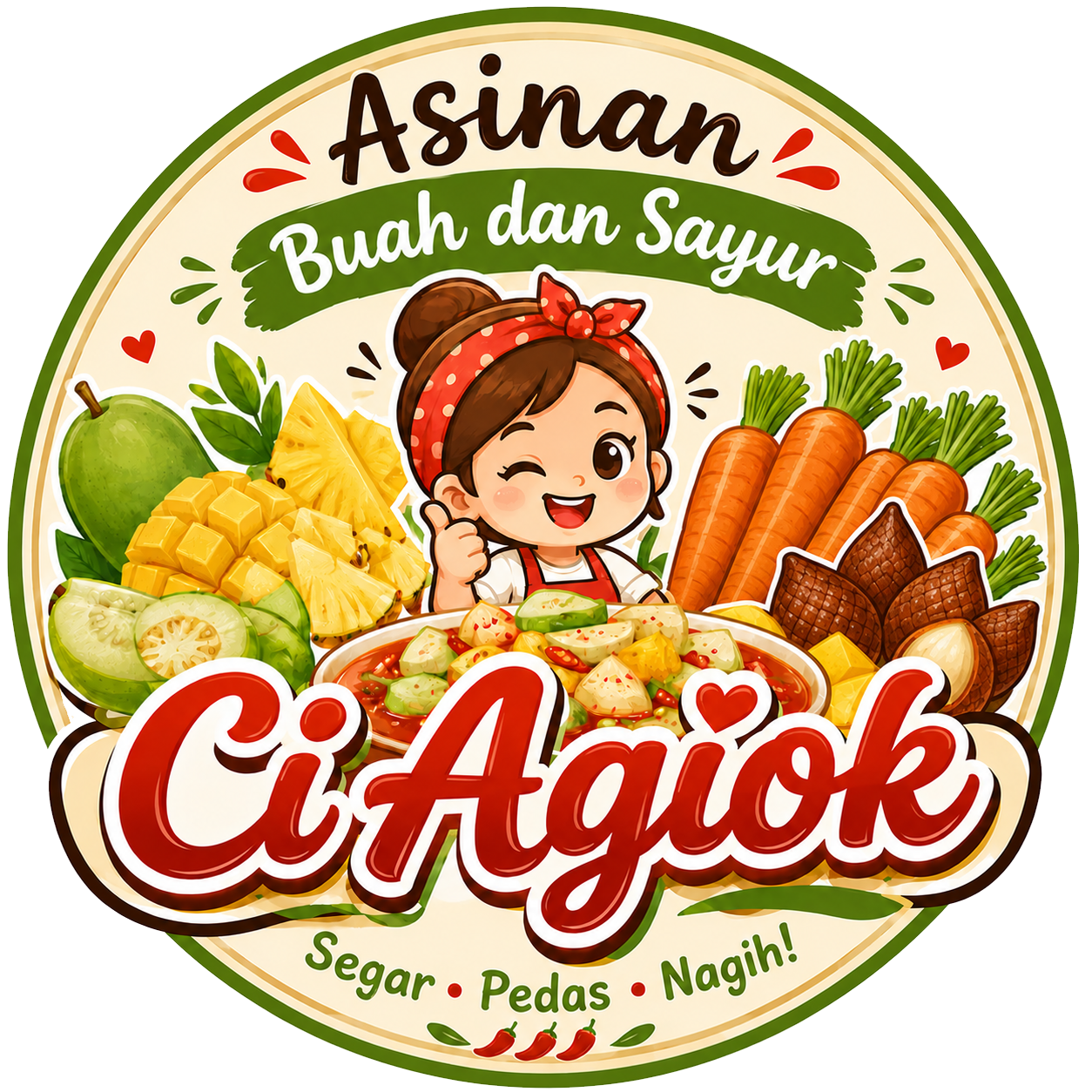 Asinan Ci Agiok Logo
